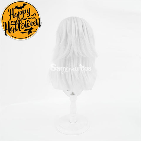 Game Genshin Impact Cyno Cosplay Wig Long Silver Wig
