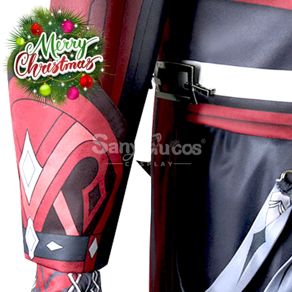 【In Stock】Game Genshin Impact Diluc Red Dead Of Night Skin Top And Pants Cosplay Costume Costumes