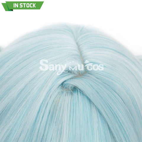 Game Genshin Impact Faruzan Cosplay Wig Mint Green Double Ponytail Wig