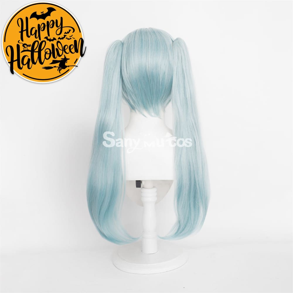 Game Genshin Impact Faruzan Cosplay Wig Mint Green Double Ponytail Wig