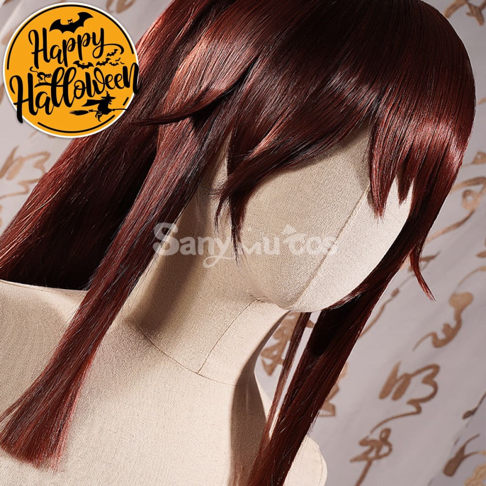 Game Genshin Impact Hutao Cosplay Wig Hu Tao Dark Brown