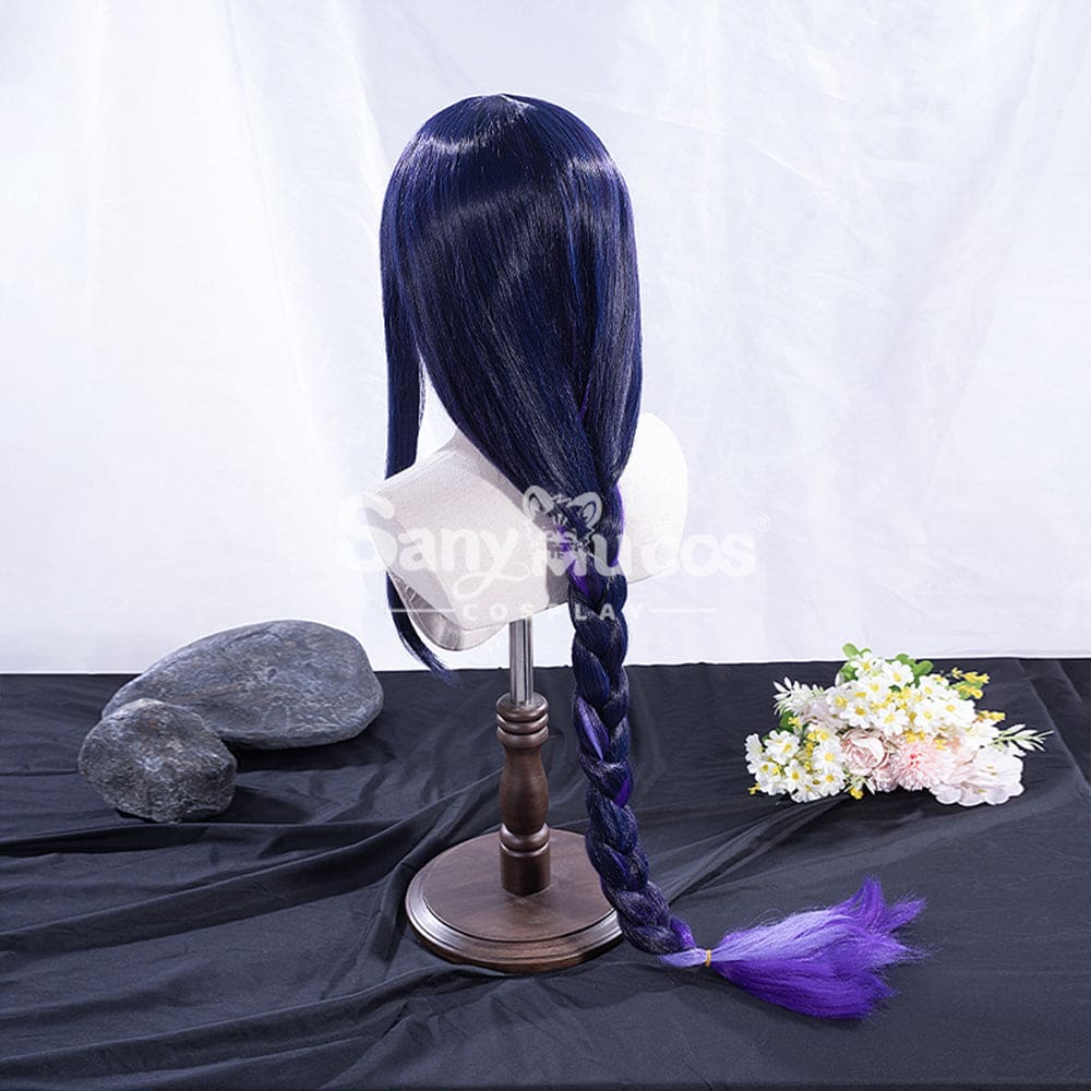 【In Stock】Game Genshin Impact Inazuma Baal Raiden Shogun Blue And Purple Gradient Long Weave