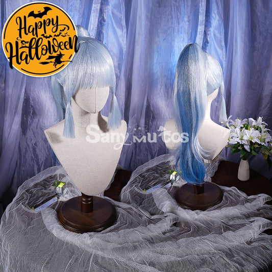 Game Genshin Impact Kamisato Ayaka Cosplay Wig 1000