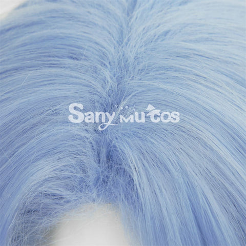 Game Genshin Impact Kamisato Ayato Blue Cosplay Wig