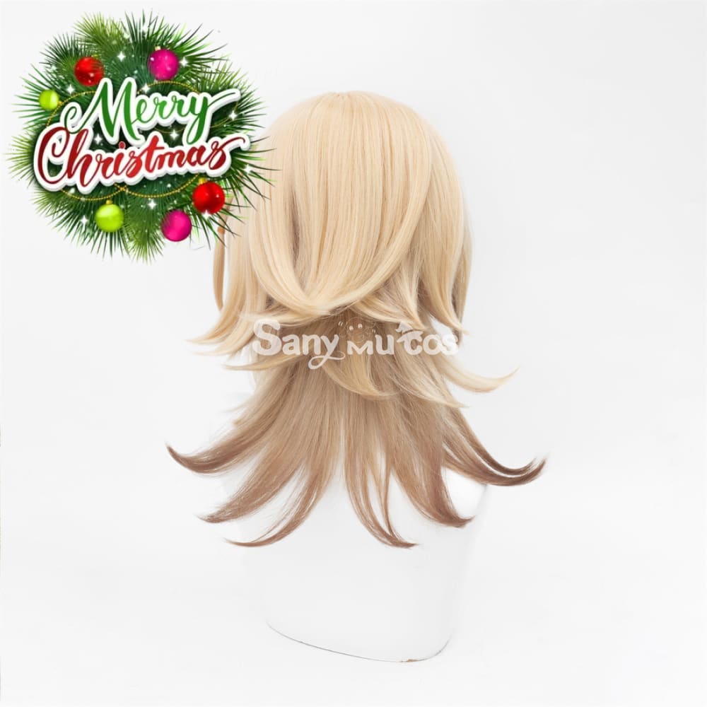 Game Genshin Impact Kaveh Short Blonde Wig