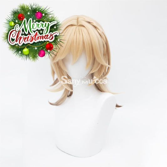 Game Genshin Impact Kaveh Short Blonde Wig 1000