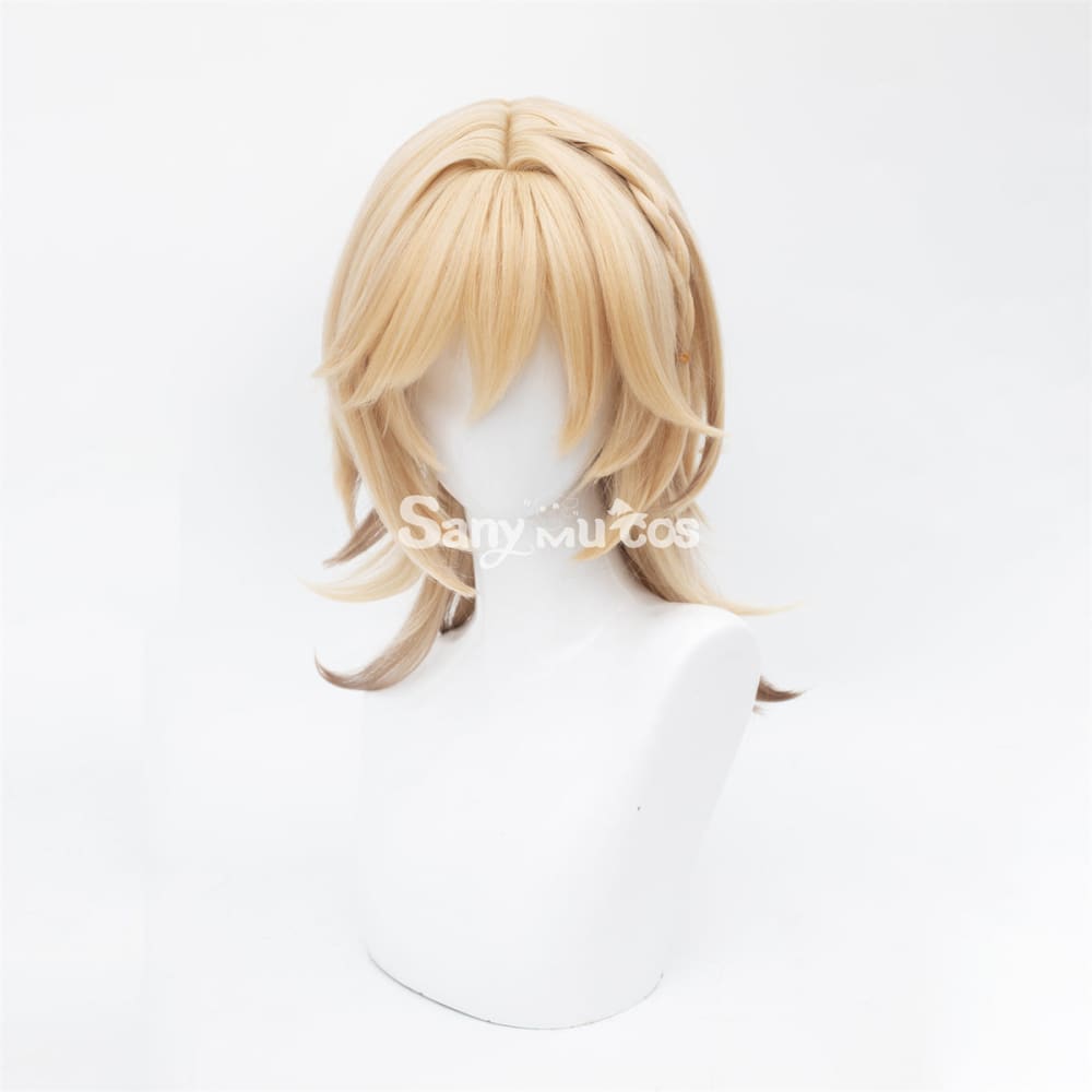 Game Genshin Impact Kaveh Short Blonde Wig
