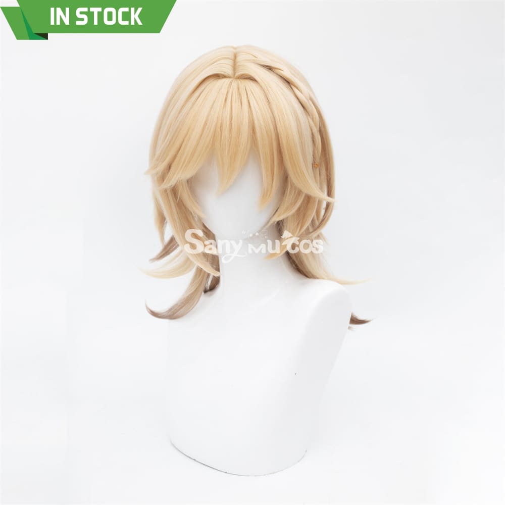 Game Genshin Impact Kaveh Short Blonde Wig