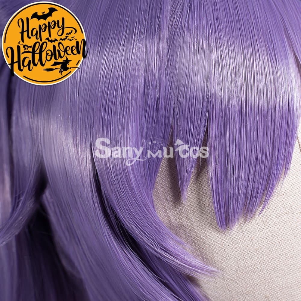 Game Genshin Impact Keqing Driving Thunder Cosplay Wig