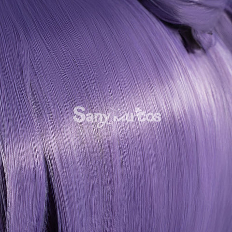 Game Genshin Impact Keqing Driving Thunder Cosplay Wig