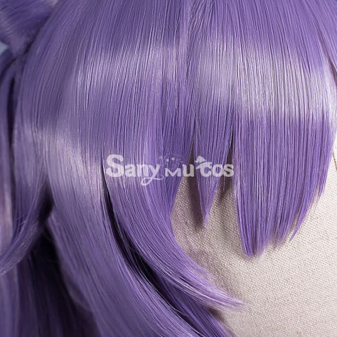 Game Genshin Impact Keqing Driving Thunder Cosplay Wig