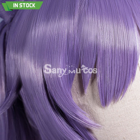 Game Genshin Impact Keqing Driving Thunder Cosplay Wig