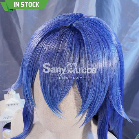 【In Stock】Game Genshin Impact Layla Blue Gradient Long Cosplay Wig Wigs