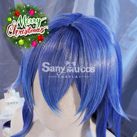 【In Stock】Game Genshin Impact Layla Blue Gradient Long Cosplay Wig Wigs