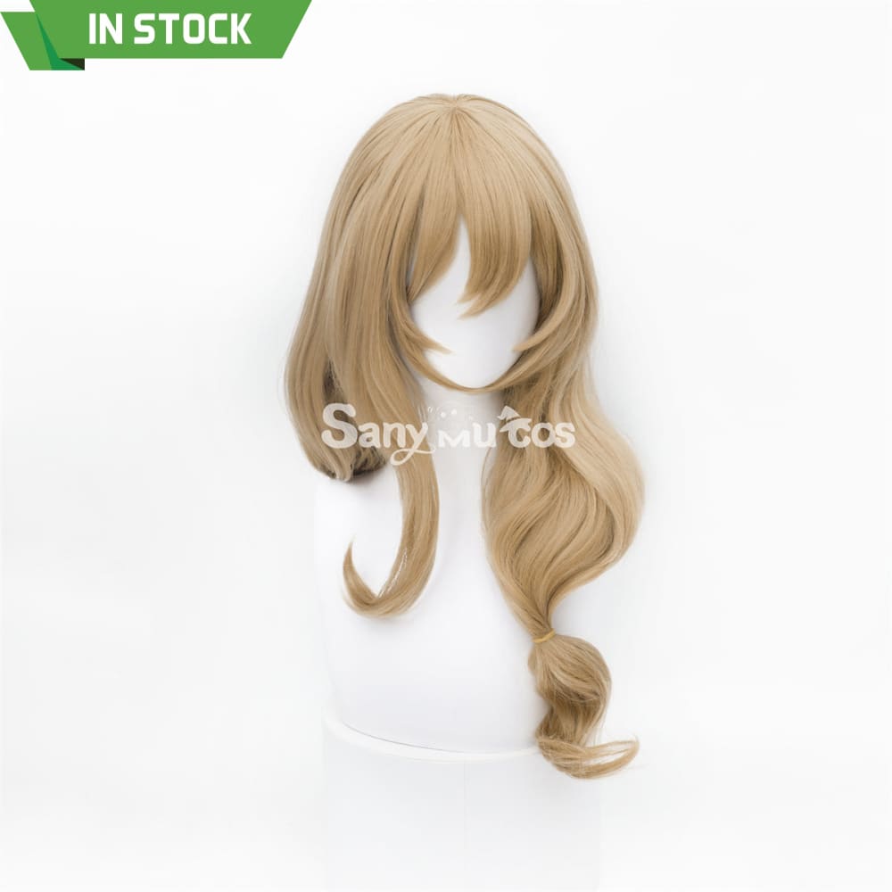 Game Genshin Impact Lisa Minci Brown Long Cosplay Wig