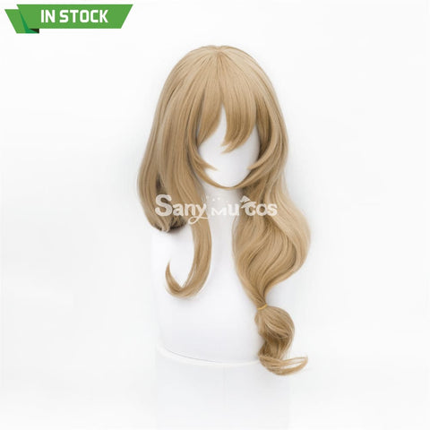 Game Genshin Impact Lisa Minci Brown Long Cosplay Wig