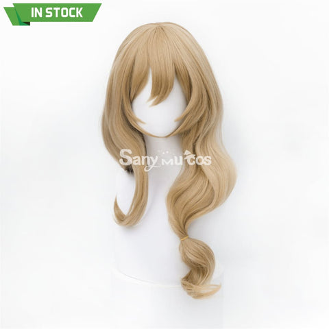 Game Genshin Impact Lisa Minci Brown Long Cosplay Wig