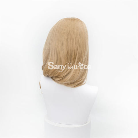 Game Genshin Impact Lisa Minci Brown Long Cosplay Wig