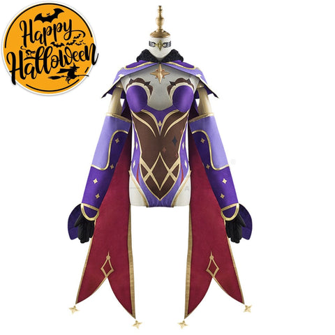 【In Stock】Game Genshin Impact Mona Megistus Astral Cute Sexy Enigmatic Astrologer Witch