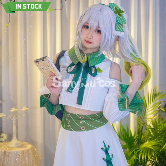 Game Genshin Impact Nahida Cosplay Costume Green Dress 1000