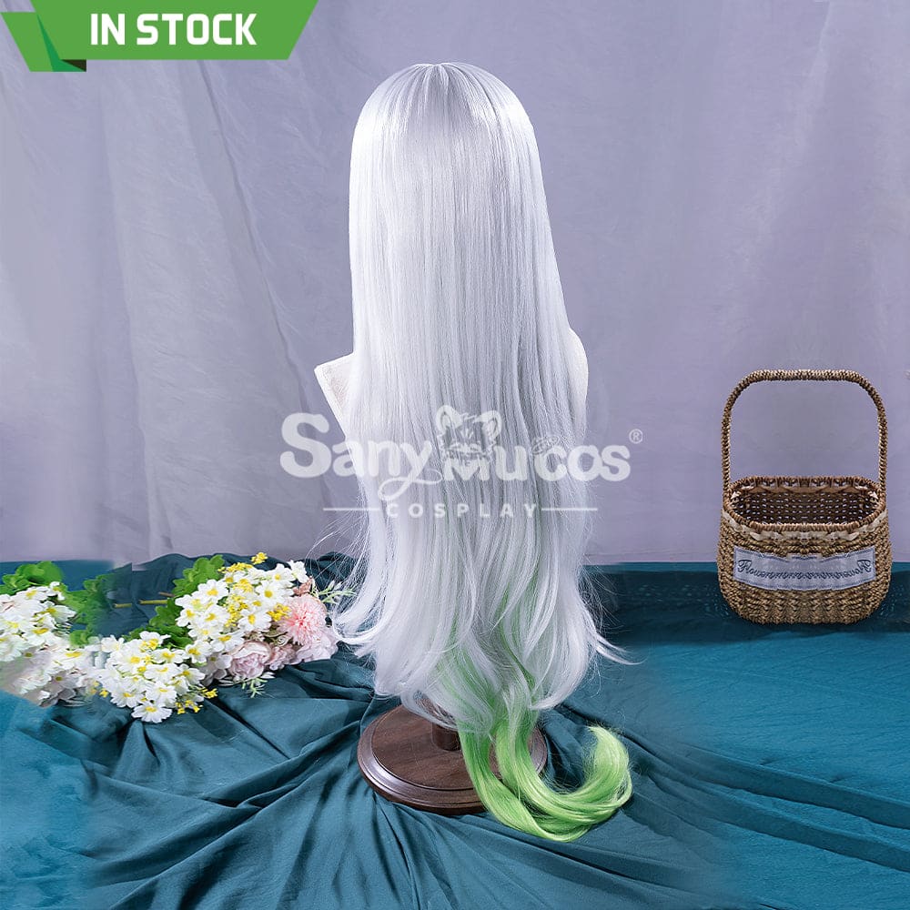 【In Stock】Game Genshin Impact Nahida Kusanali Lesser Lord White And Green Weave Long Cosplay