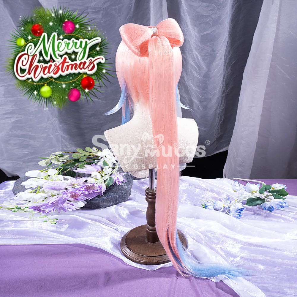 【In Stock】Game Genshin Impact Sangonomiya Kokomi Pink And Blue Gradient Long Cosplay Wig Wigs