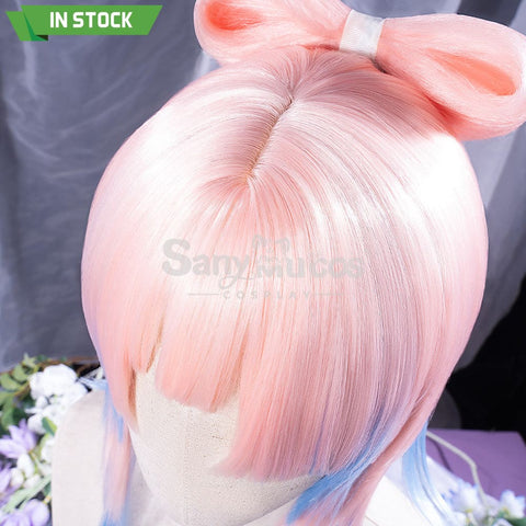 【In Stock】Game Genshin Impact Sangonomiya Kokomi Pink And Blue Gradient Long Cosplay Wig Wigs