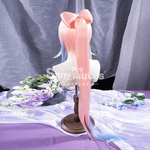 【In Stock】Game Genshin Impact Sangonomiya Kokomi Pink And Blue Gradient Long Cosplay Wig Wigs