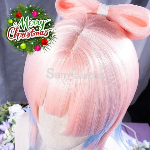 【In Stock】Game Genshin Impact Sangonomiya Kokomi Pink And Blue Gradient Long Cosplay Wig Wigs