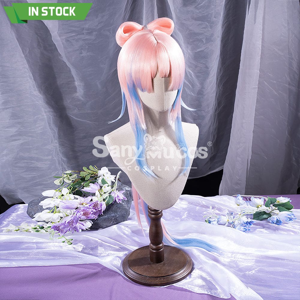 【In Stock】Game Genshin Impact Sangonomiya Kokomi Pink And Blue Gradient Long Cosplay Wig Wigs