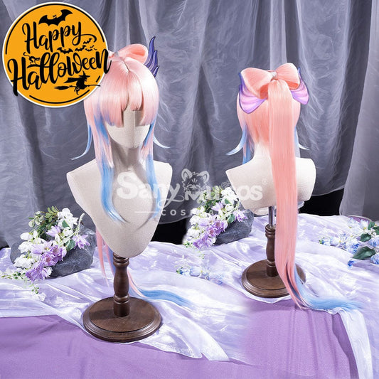 【In Stock】Game Genshin Impact Sangonomiya Kokomi Pink And Blue Gradient Long Cosplay Wig Wigs 1000