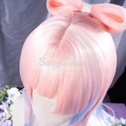 【In Stock】Game Genshin Impact Sangonomiya Kokomi Pink And Blue Gradient Long Cosplay Wig Wigs