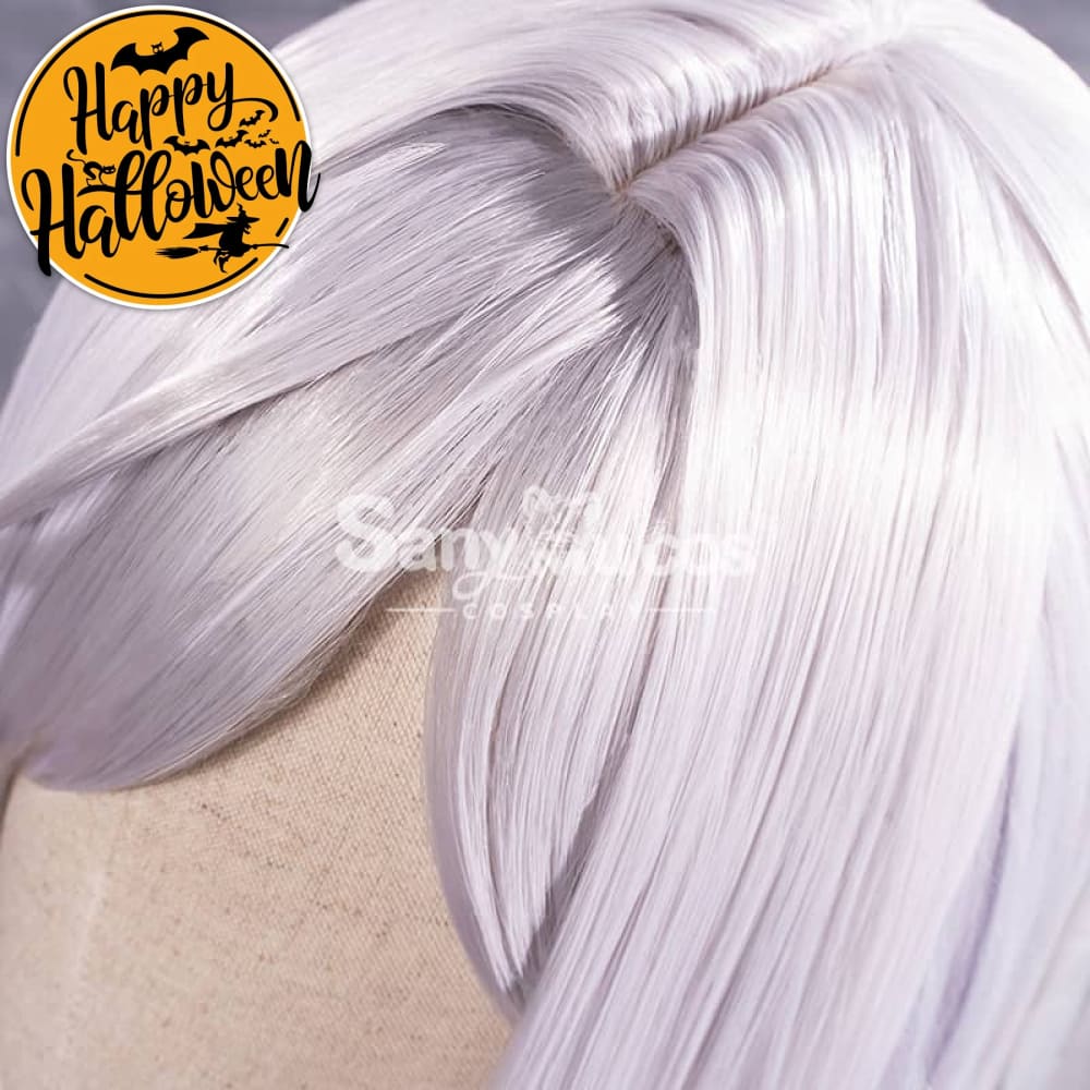 【In Stock】Game Genshin Impact Shenhe Long Highlight Grey Blue Gradient Cosplay Wig Wigs