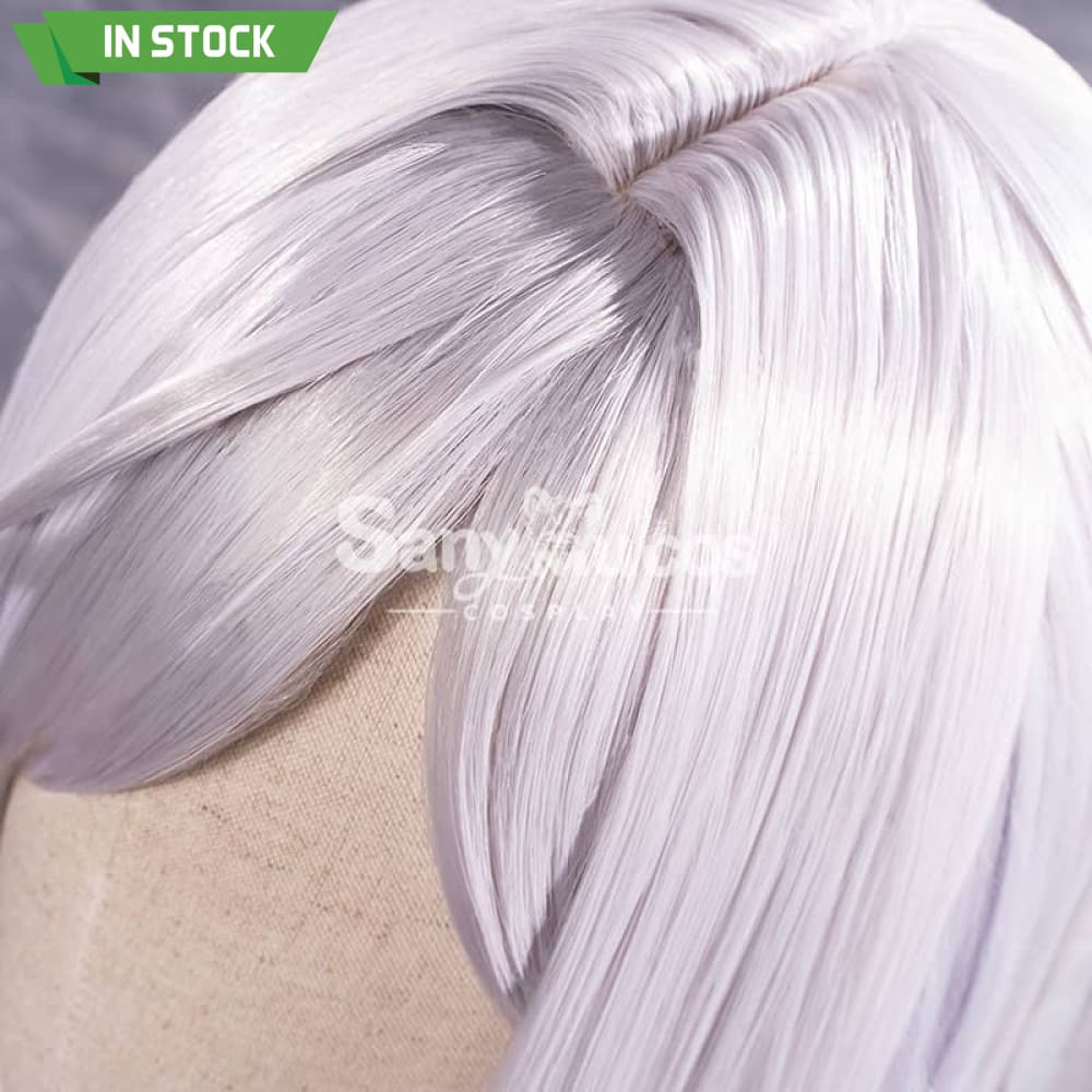 【In Stock】Game Genshin Impact Shenhe Long Highlight Grey Blue Gradient Cosplay Wig Wigs