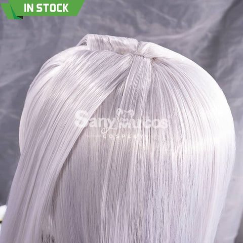 【In Stock】Game Genshin Impact Shenhe Long Highlight Grey Blue Gradient Cosplay Wig Wigs