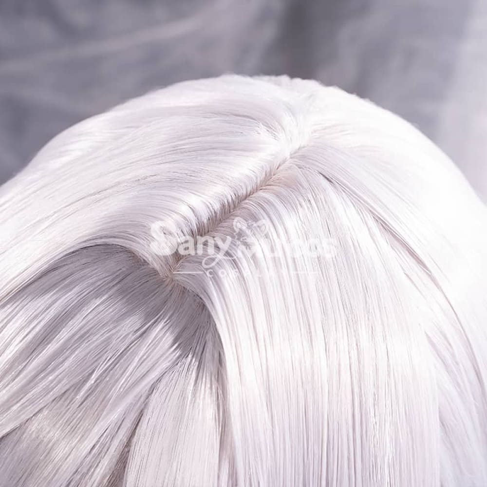 【In Stock】Game Genshin Impact Shenhe Long Highlight Grey Blue Gradient Cosplay Wig Wigs