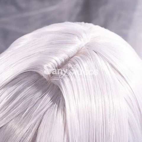 【In Stock】Game Genshin Impact Shenhe Long Highlight Grey Blue Gradient Cosplay Wig Wigs