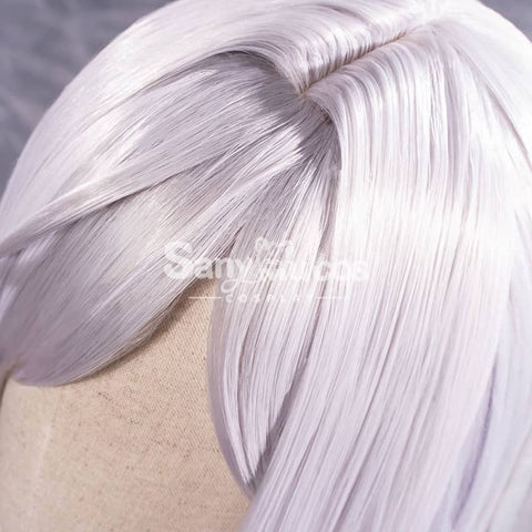 【In Stock】Game Genshin Impact Shenhe Long Highlight Grey Blue Gradient Cosplay Wig Wigs