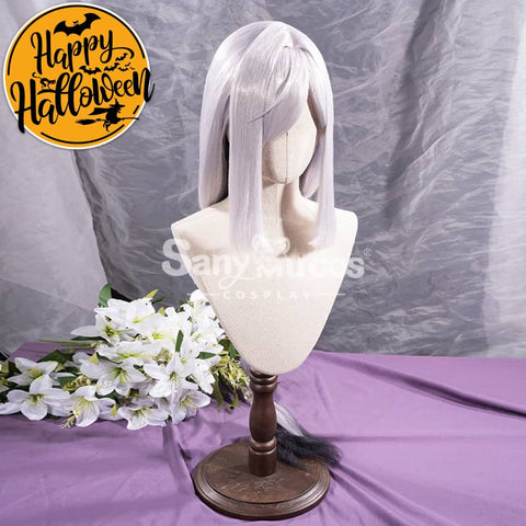 【In Stock】Game Genshin Impact Shenhe Long Highlight Grey Blue Gradient Cosplay Wig Wigs