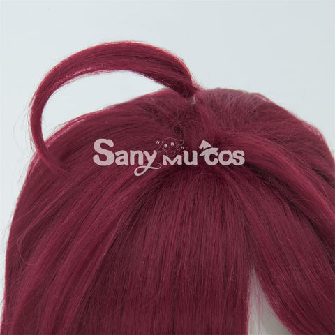 【In Stock】Game Genshin Impact Shikanoin Heizou Red Medium Cosplay Wig Wigs