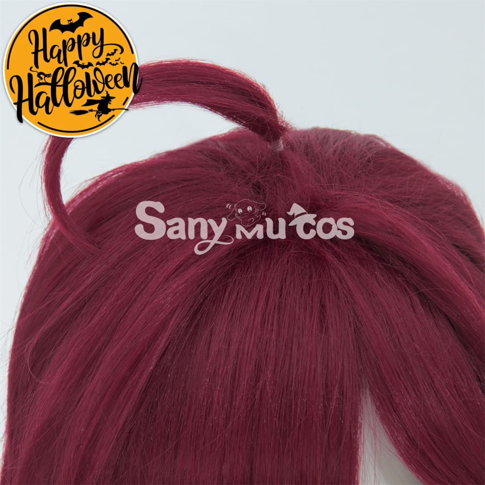 【In Stock】Game Genshin Impact Shikanoin Heizou Red Medium Cosplay Wig Wigs