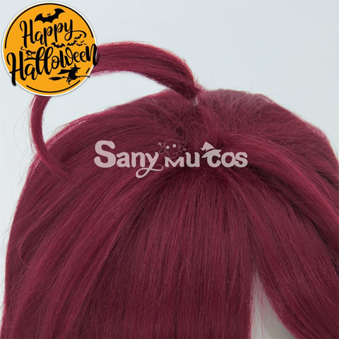 【In Stock】Game Genshin Impact Shikanoin Heizou Red Medium Cosplay Wig Wigs