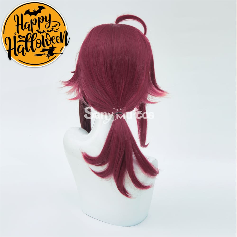 Game Genshin Impact Shikanoin Heizou Middle Rose Golden Cosplay Wig
