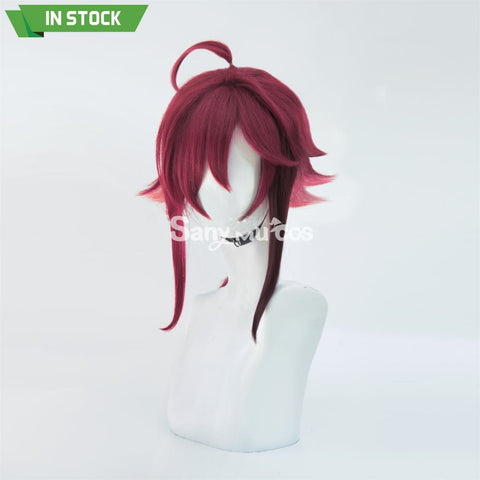 Game Genshin Impact Shikanoin Heizou Middle Rose Golden Cosplay Wig