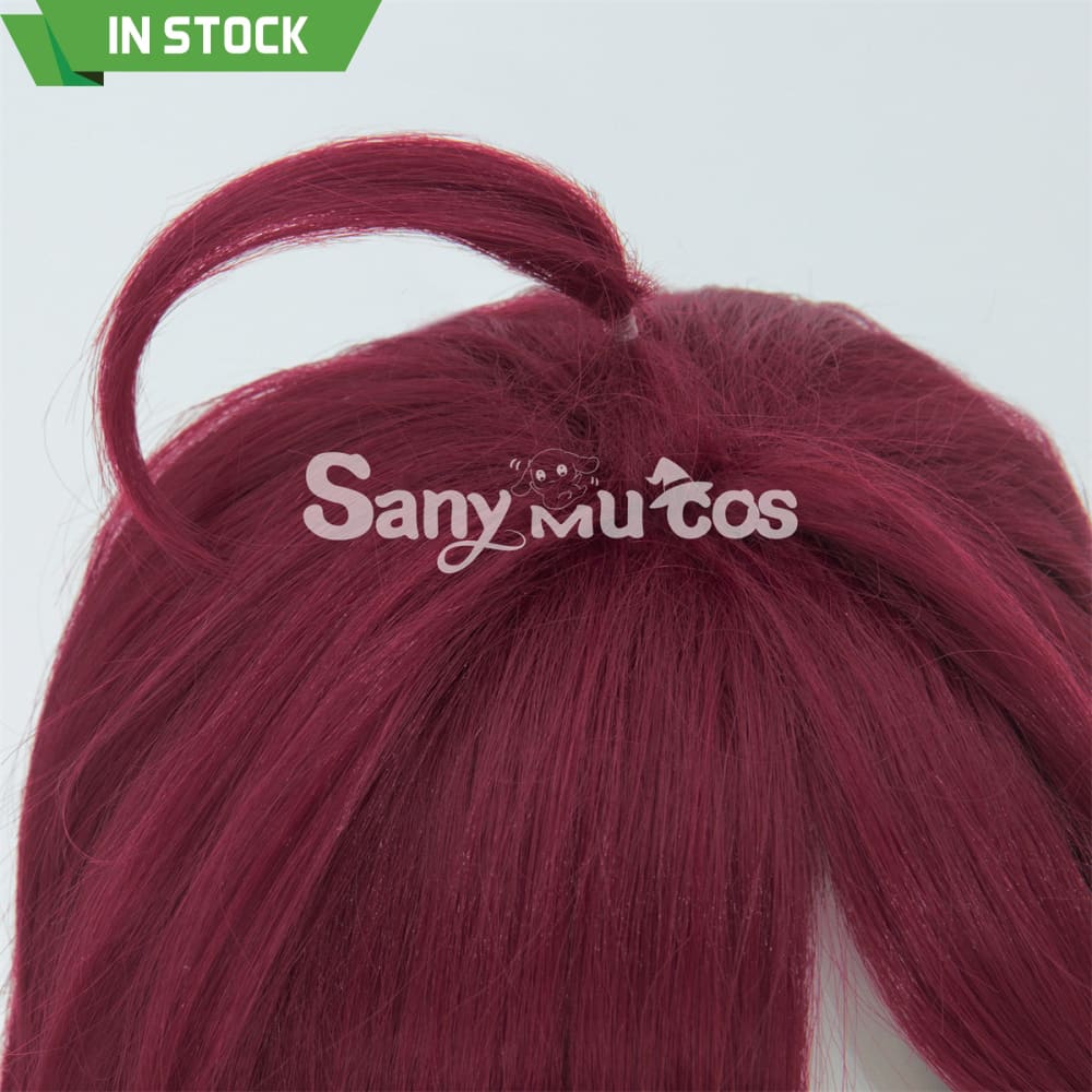 【In Stock】Game Genshin Impact Shikanoin Heizou Red Medium Cosplay Wig Wigs