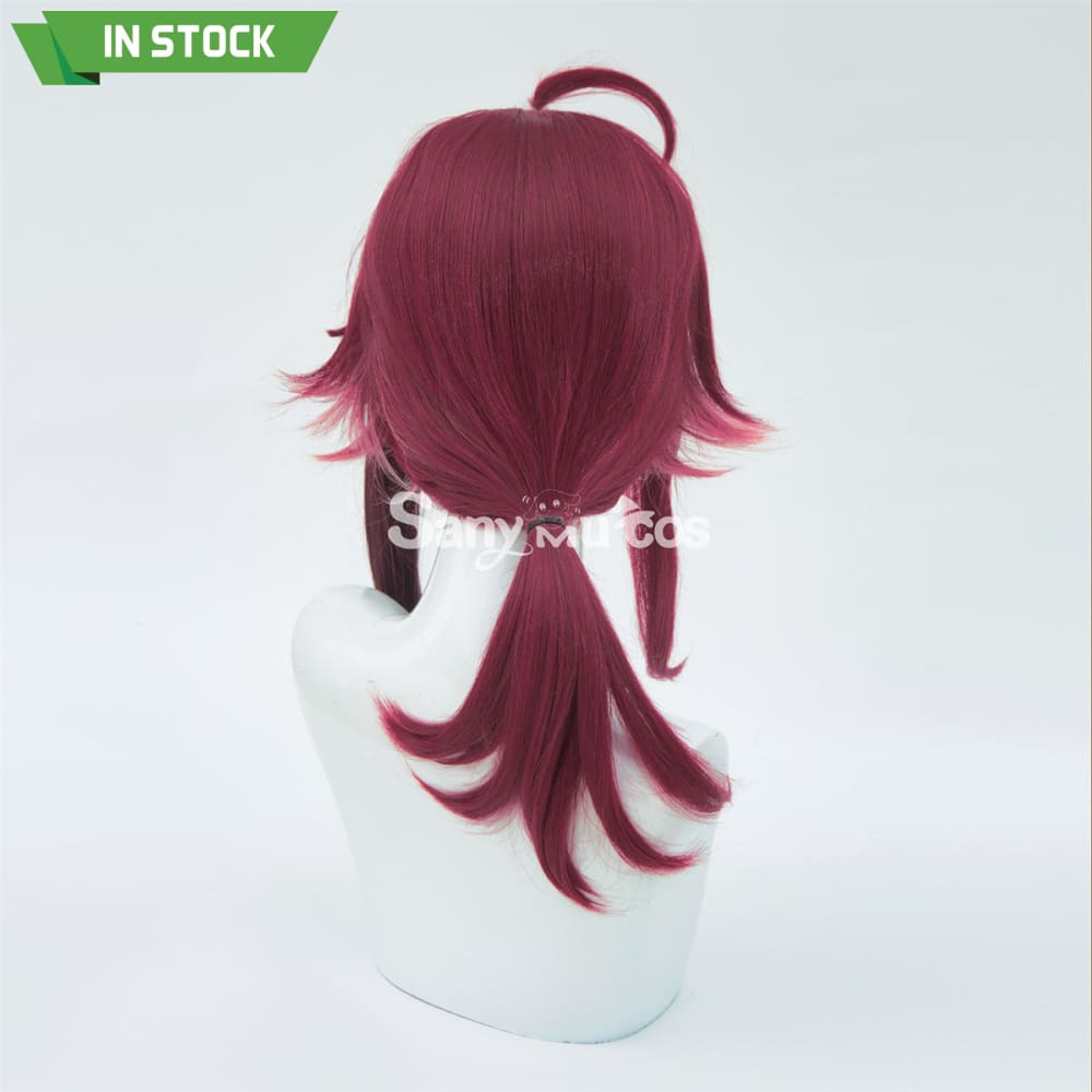 Game Genshin Impact Shikanoin Heizou Middle Rose Golden Cosplay Wig