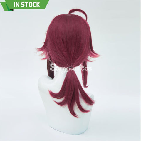 Game Genshin Impact Shikanoin Heizou Middle Rose Golden Cosplay Wig