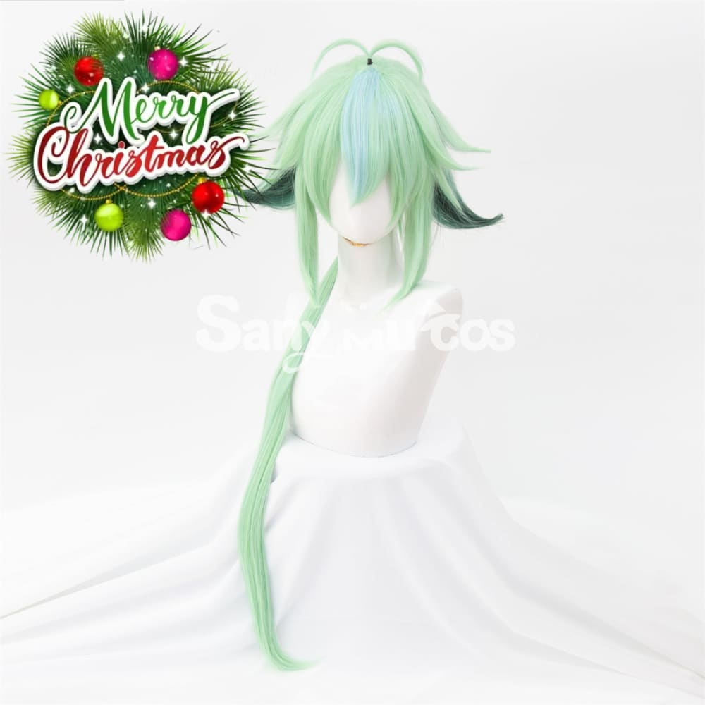 Game Genshin Impact Sucrose Wigs Light Green Fluffy Cosplay Wigs