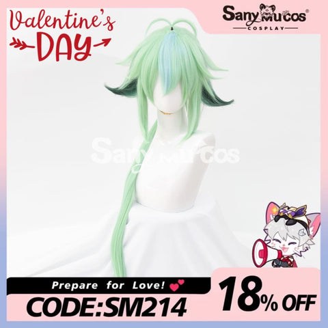 Game Genshin Impact Sucrose Wigs Light Green Fluffy Cosplay Wigs