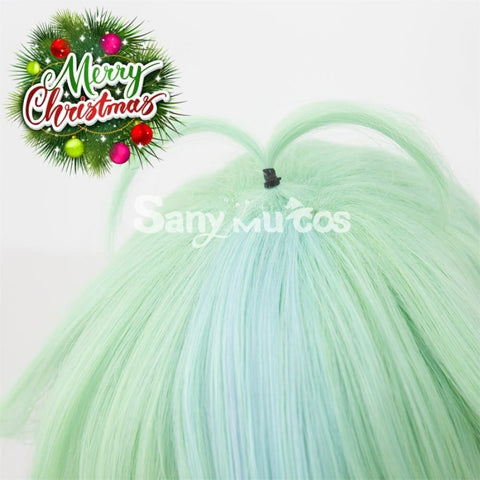 Game Genshin Impact Sucrose Wigs Light Green Fluffy Cosplay Wigs